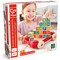 Hape: Pull-Along Cart With Stacking Blocks - Wooden Toy, ABC Letter Blocks, Load Into String Trailer & Take Along, Indoor/Outdoor